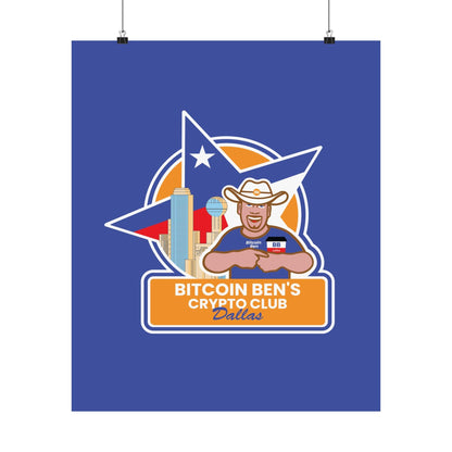 BBCC Dallas Matte Vertical Posters - Miniaday Designs, LLC.