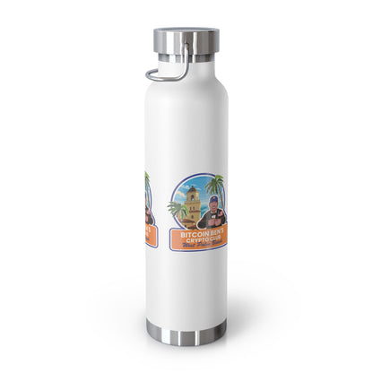 BBCC West Palm Beach Club Copper Vacuum Insulated Bottle, 22oz