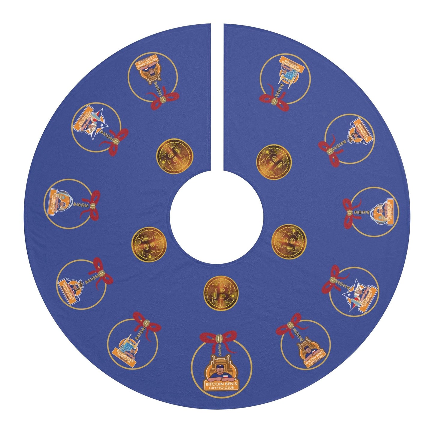 BBCC 2024 Club Ornaments Christmas Tree Skirts - Miniaday Designs, LLC.