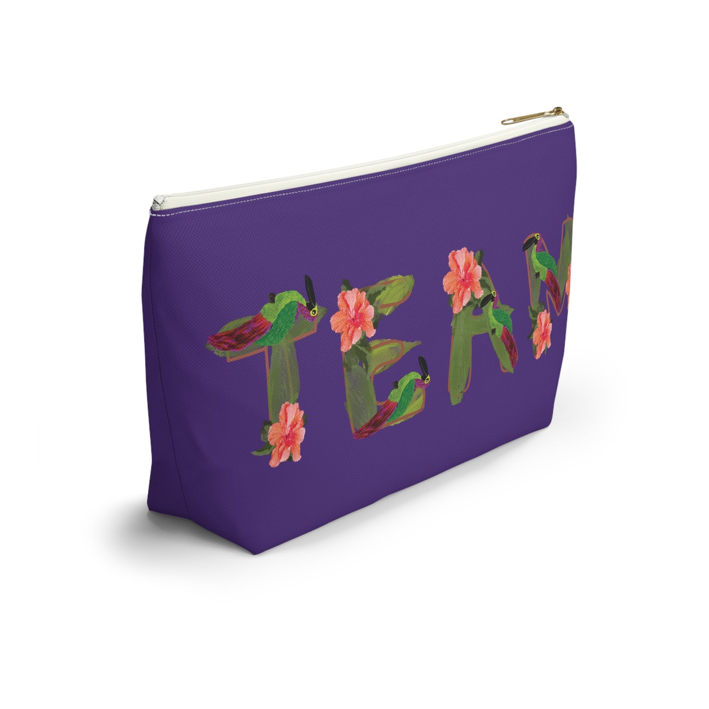 Team Toucan Designer Accessory Pouch w T-bottom