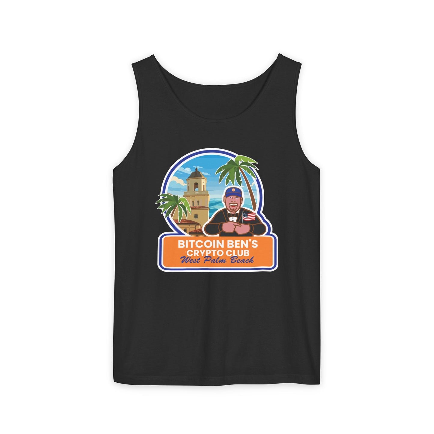 BBCC West Palm Beach Club Unisex Garment-Dyed Tank Top