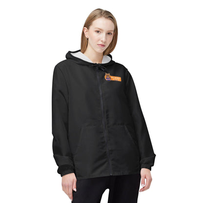 Bitcoin Ben Sarasota Club Windbreaker Jacket (AOP) - Miniaday Designs, LLC.