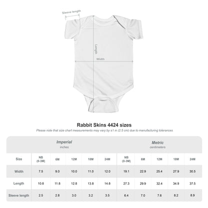 Patriotic Pinwheel Bear Infant Fine Jersey Bodysuit