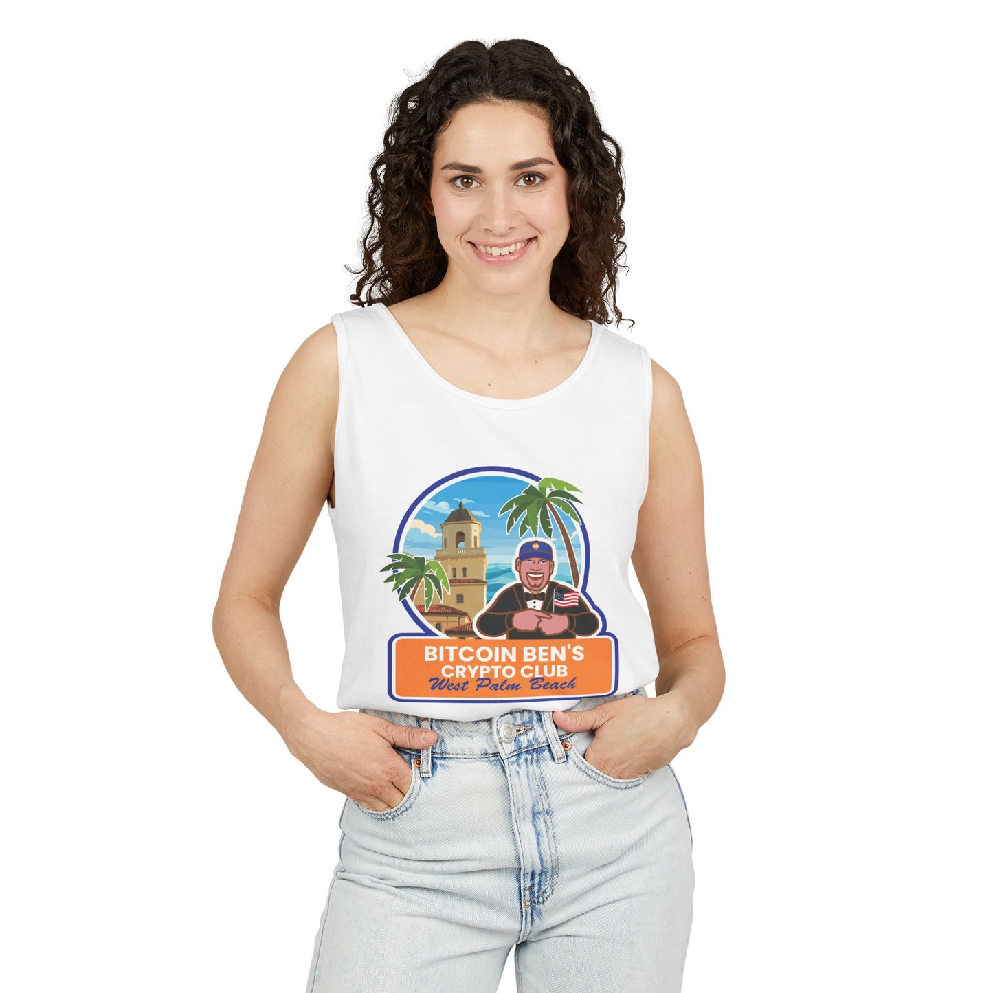 BBCC West Palm Beach Club Unisex Garment-Dyed Tank Top