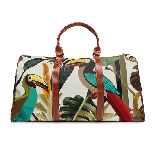 Miniaday Designs Waterproof Travel Bag Tropical Toucan Multicolor - Miniaday Designs, LLC.
