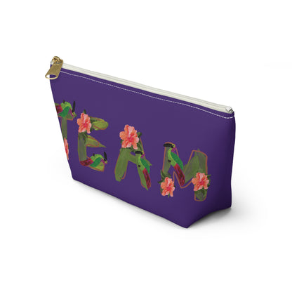 Team Toucan Designer Accessory Pouch w T-bottom