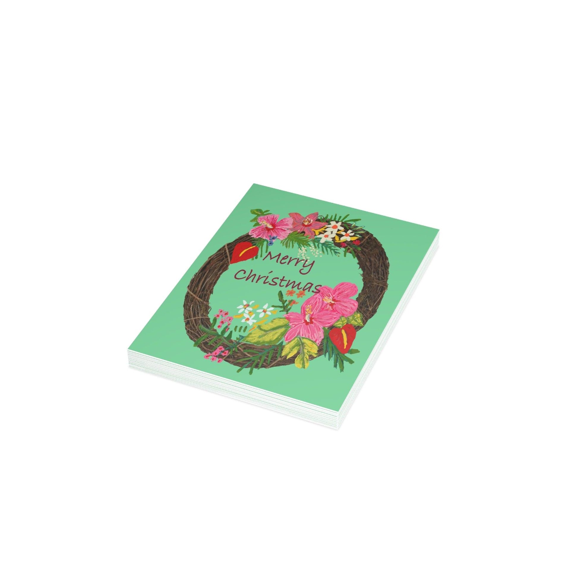 Miniaday Designs Tropical Christmas Postcard Bundles (envelopes included) - Miniaday Designs, LLC.