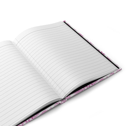 Magenta Paisley Hardcover Journal Matte