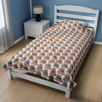 Bitcoin Ben Nashville Club Velveteen Plush Blanket