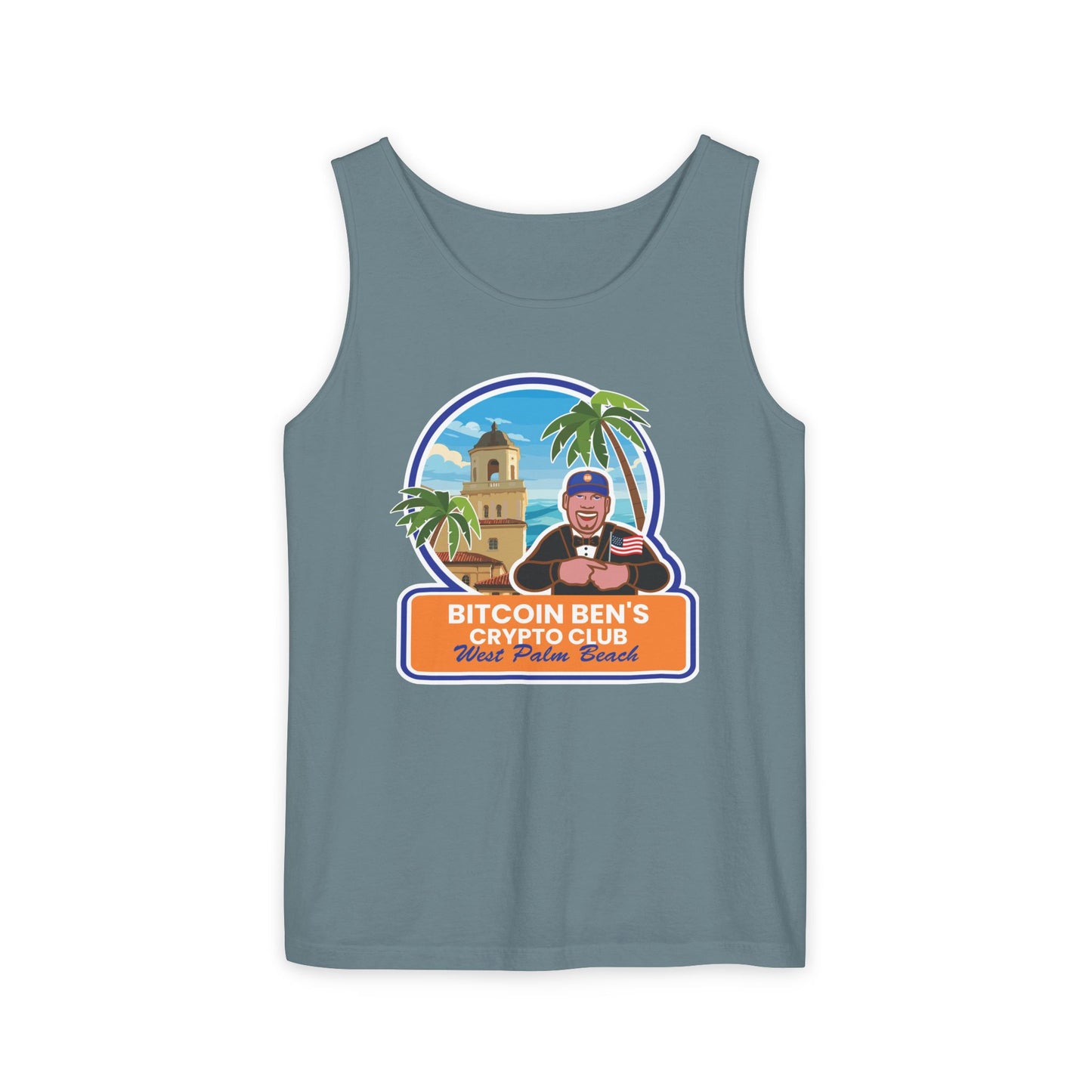 BBCC West Palm Beach Club Unisex Garment-Dyed Tank Top