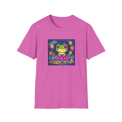 Happy Birthday Froggy Unisex Softstyle T-Shirt