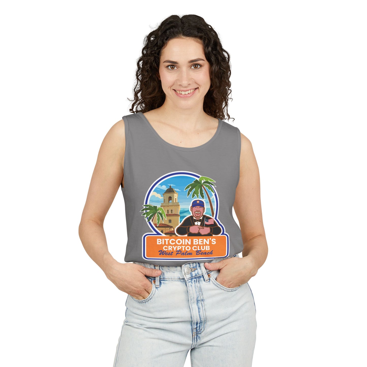 BBCC West Palm Beach Club Unisex Garment-Dyed Tank Top