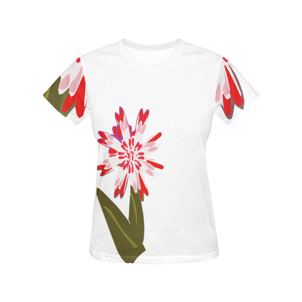 Miniaday Designs Blossoming Charm Women's Tops