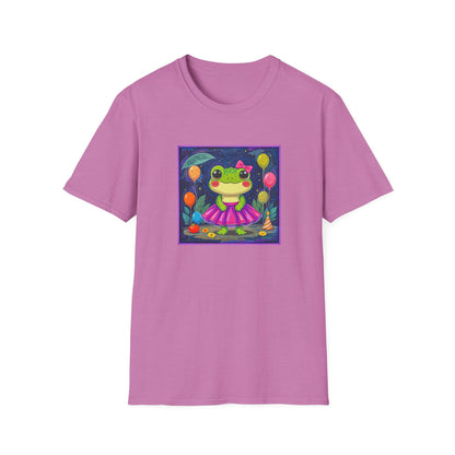 Happy Birthday Froggy Unisex Softstyle T-Shirt