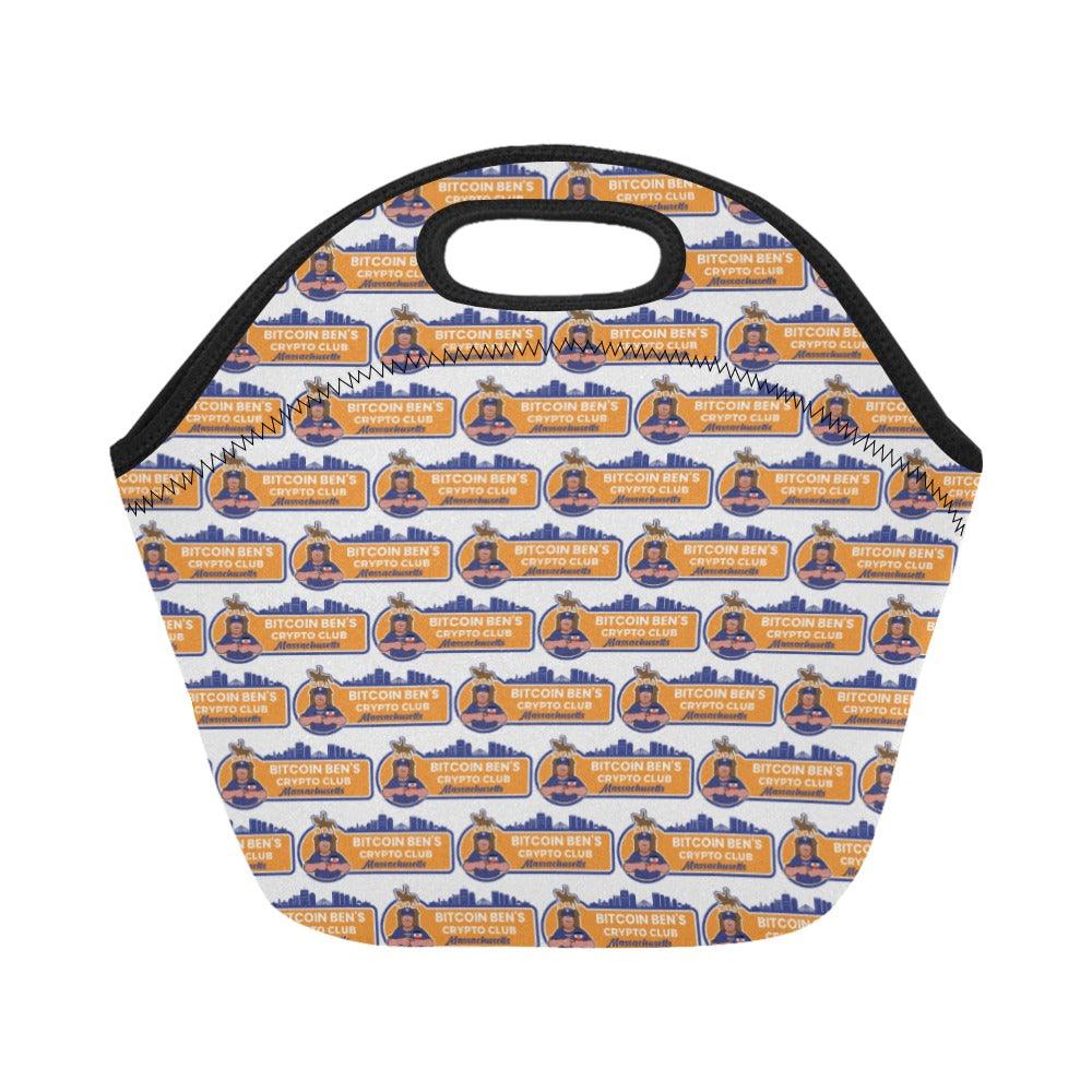 Bitcoin Ben Mass Club Neoprene Lunch Bags - Miniaday Designs, LLC.