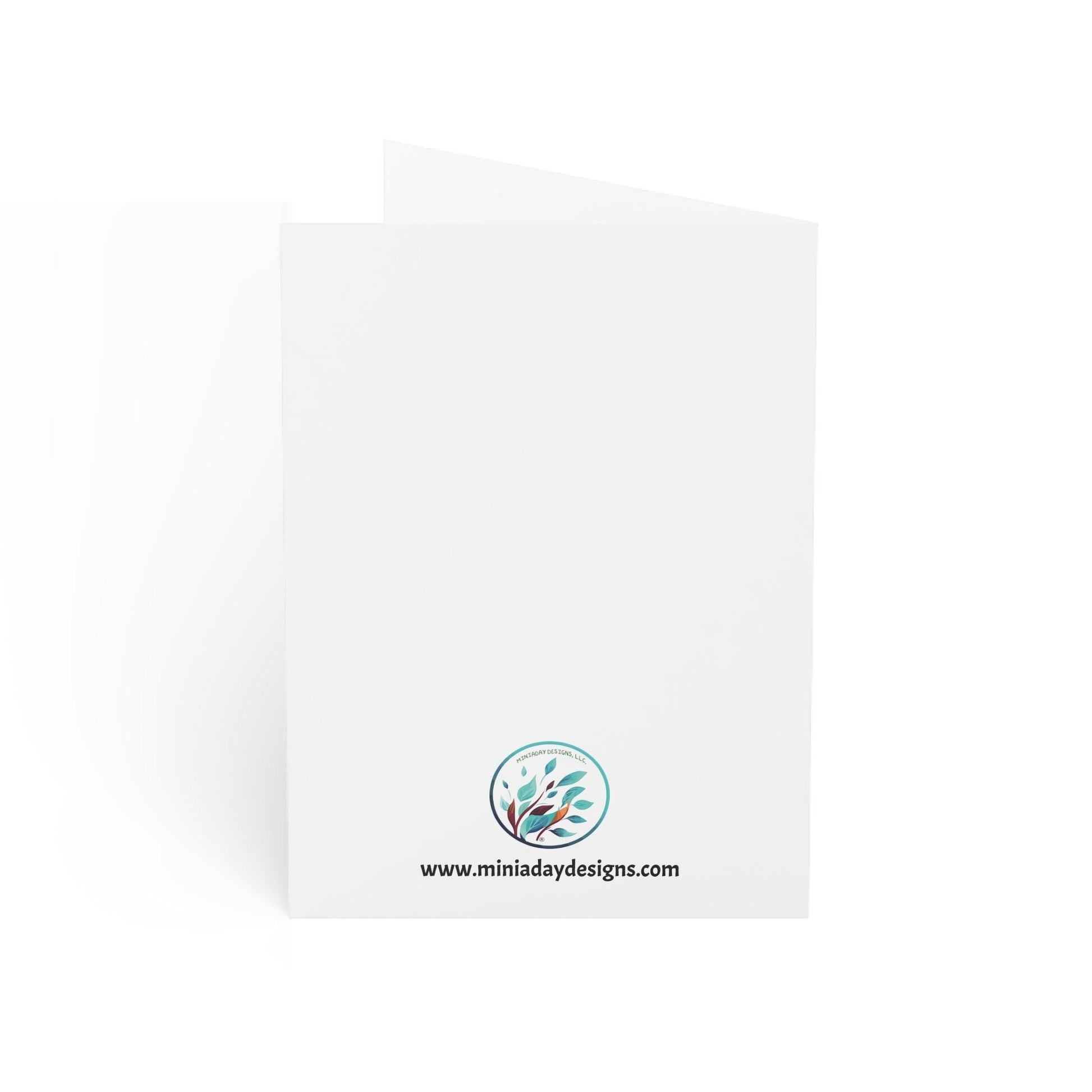 Miniaday Designs Sandcrane Greeting Cards (1, 10, 30, and 50pcs) - Miniaday Designs, LLC.