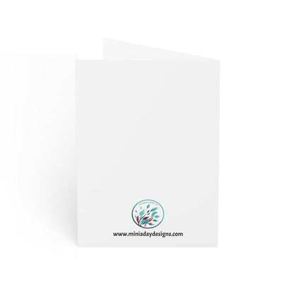 Miniaday Designs Sandcrane Greeting Cards (1, 10, 30, and 50pcs) - Miniaday Designs, LLC.
