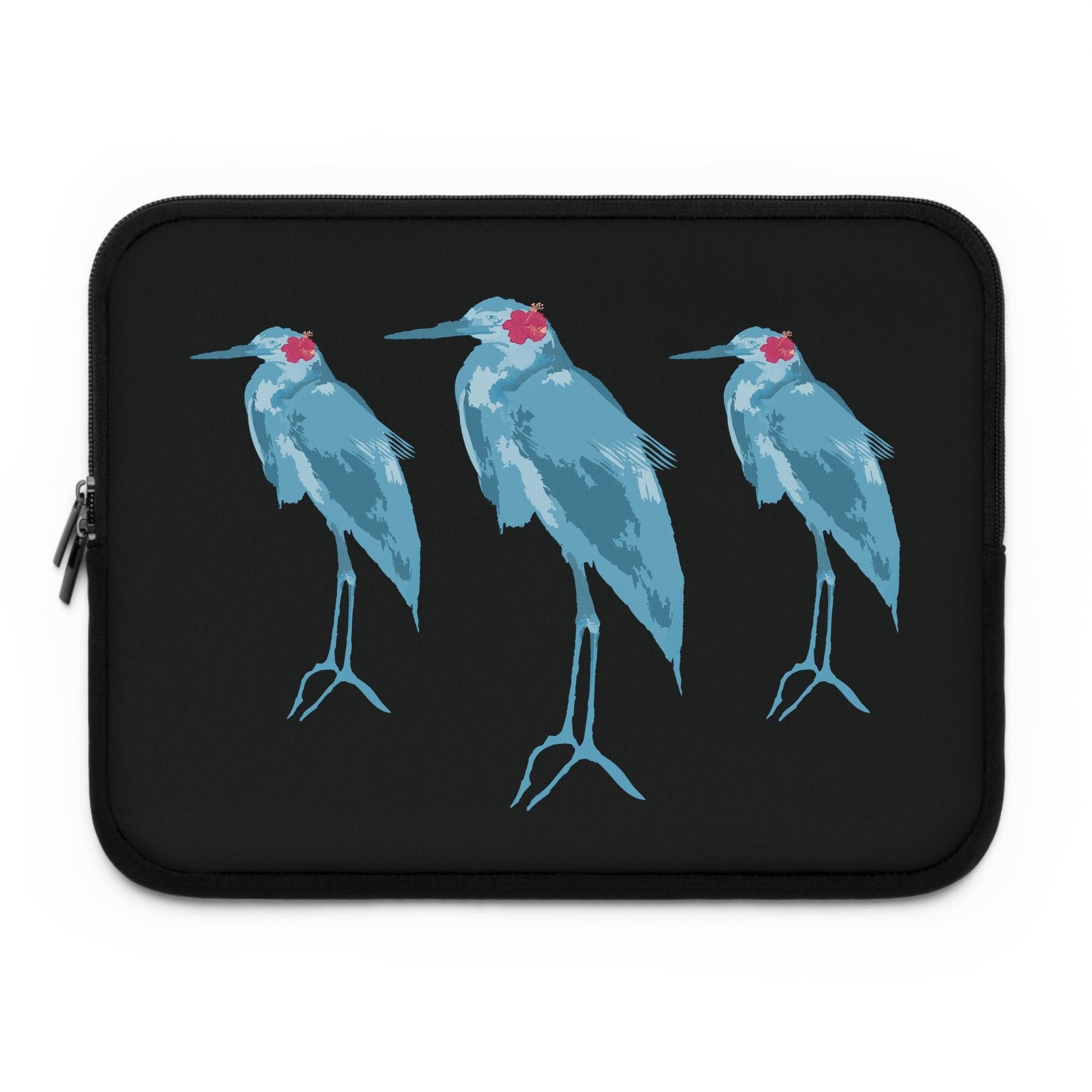 Blue Heron Signature Designer Laptop Sleeve - Miniaday Designs, LLC.