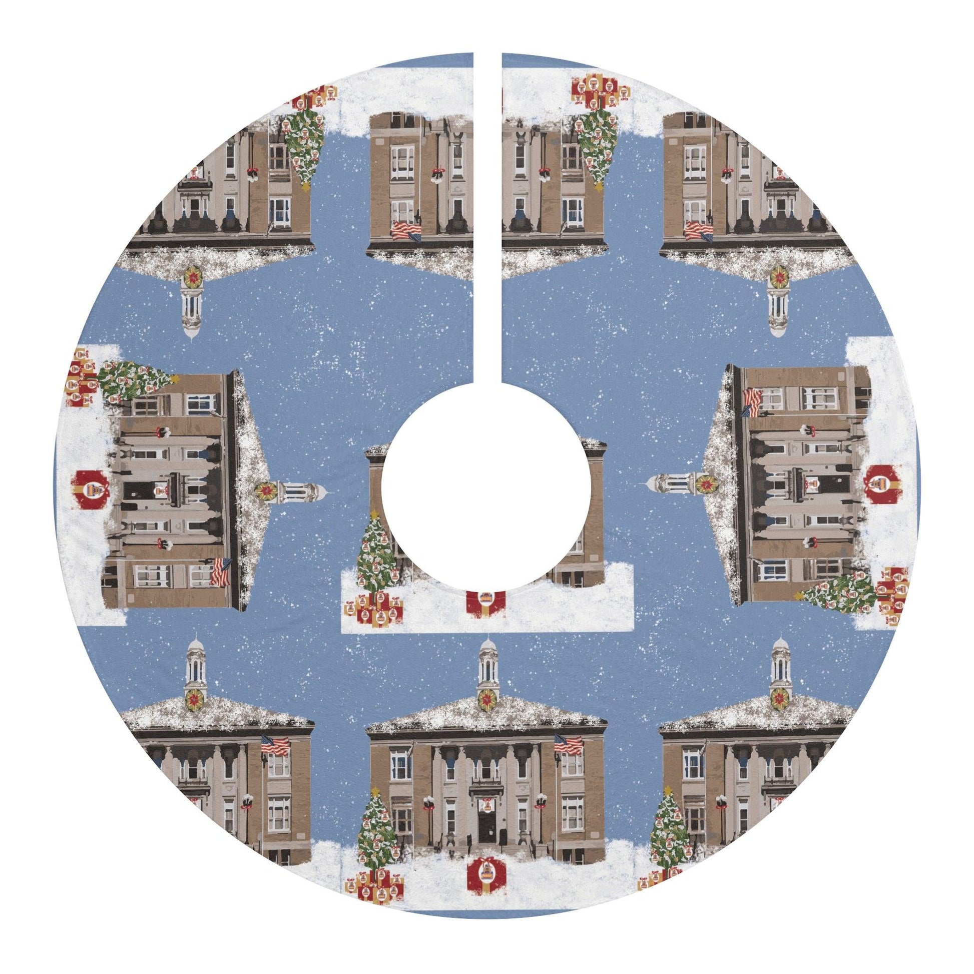 BBCC Massachusetts Christmas Tree Skirts - Miniaday Designs, LLC.