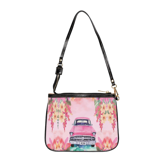 Miniaday Designs Small Shoulder Bag Pink Paradise Roadtrip Collection - Miniaday Designs, LLC.
