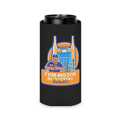 Bitcoin Ben Nashville Club Can Cooler - Miniaday Designs, LLC.