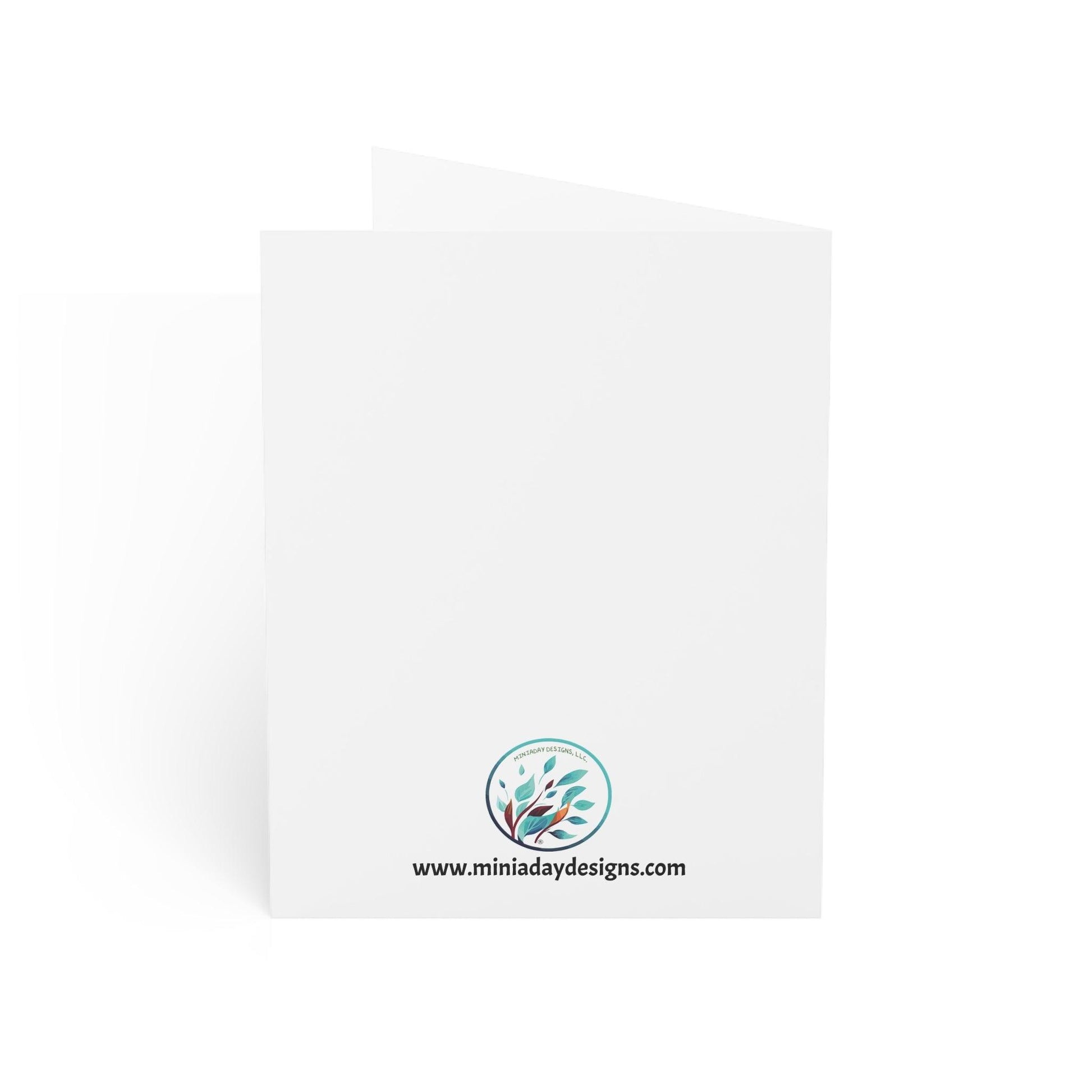 Miniaday Designs Sandcrane Greeting Cards (1, 10, 30, and 50pcs) - Miniaday Designs, LLC.