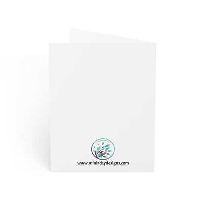 Miniaday Designs Sandcrane Greeting Cards (1, 10, 30, and 50pcs) - Miniaday Designs, LLC.