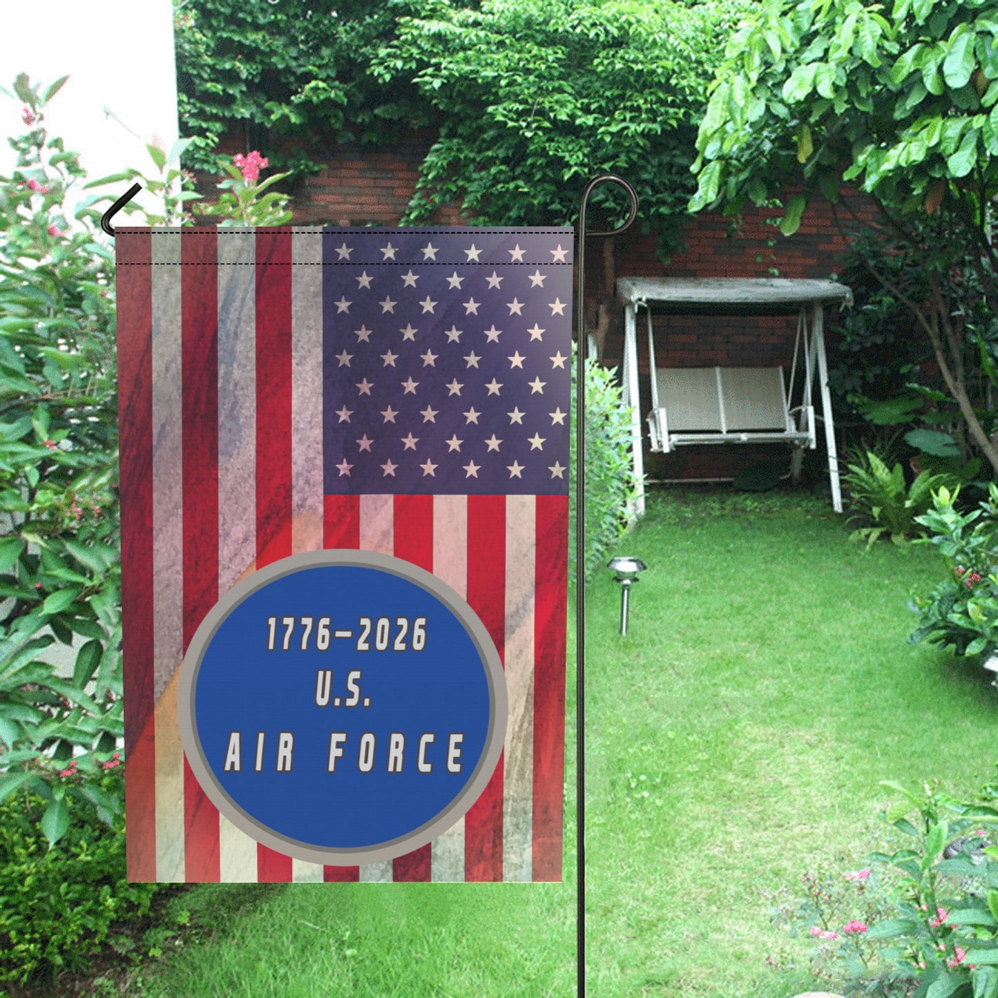 America 250 Garden Flag | Honoring Those Who Serve & Protect