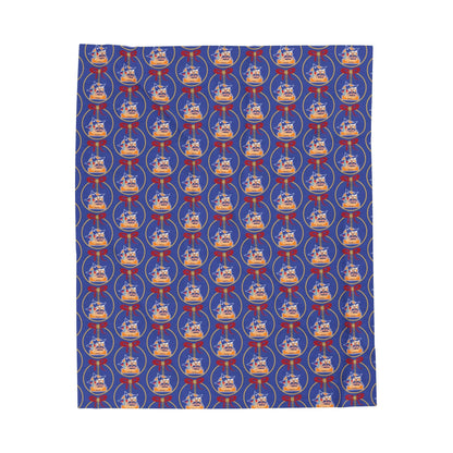 BBCC Dallas Christmas Velveteen Plush Blanket - Miniaday Designs, LLC.