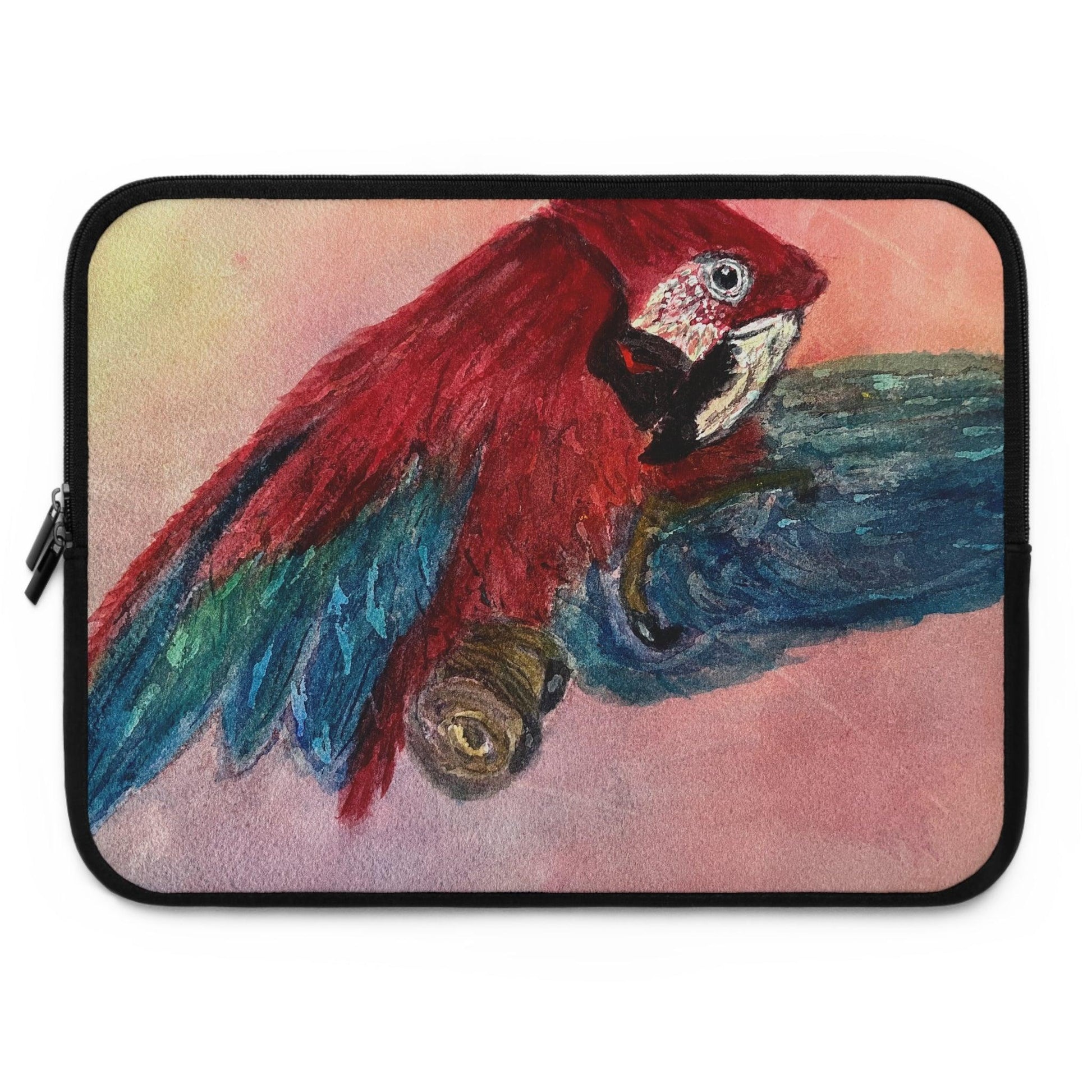 Miniaday Designs Parrot Laptop Sleeve Unisex Multicolor - Miniaday Designs, LLC.