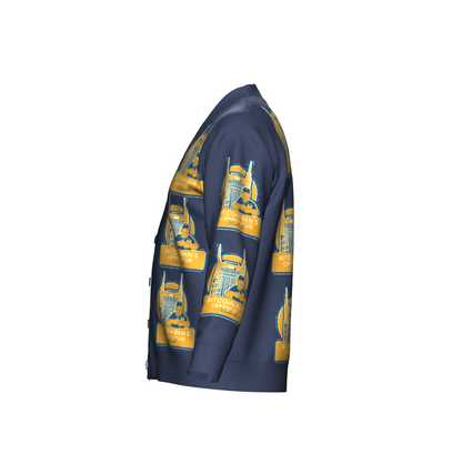 Nashville Club Cardigan Dark Blue