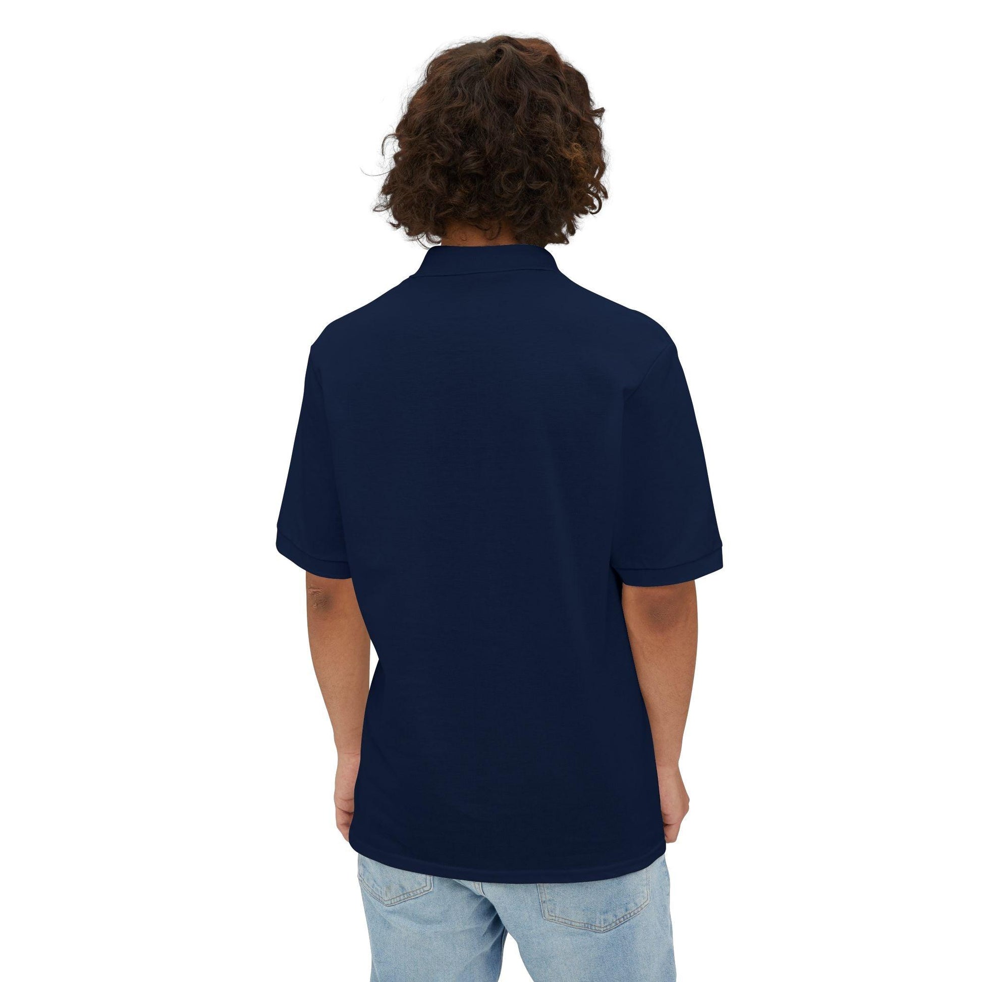 Sage Brush Arms Men's Piqué Polo - Miniaday Designs, LLC.