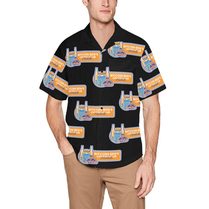 Miniaday Designs Bitcoin Ben Nashville Crypto Club Wide Logo Hawaiian Shirts
