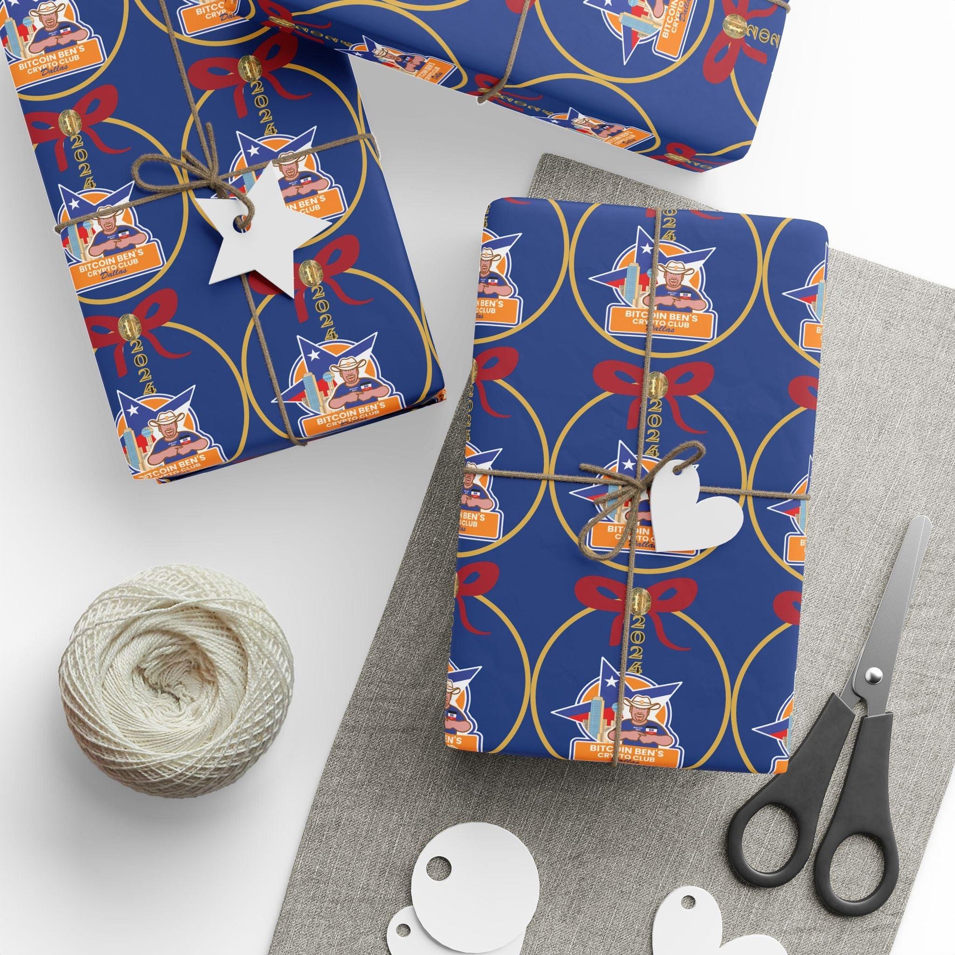 BBCC Dallas Christmas Wrapping Papers - Miniaday Designs, LLC.