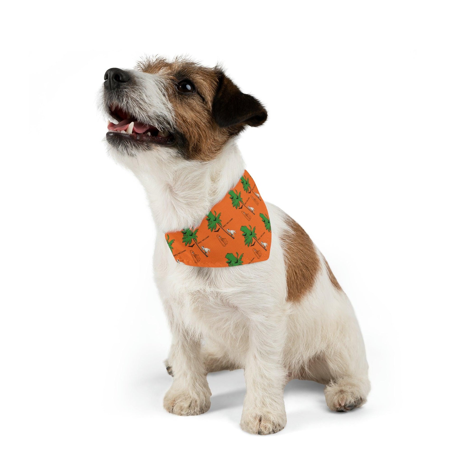 Miniaday Designs Westie Orange Pet Bandana Collar - Miniaday Designs, LLC.