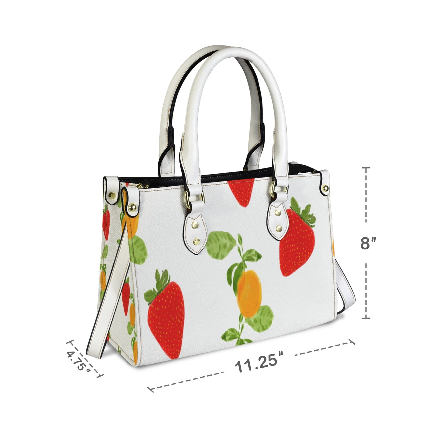 Farmstand Fruit Designer Handbag | Structured Everyday Shoulder Bag