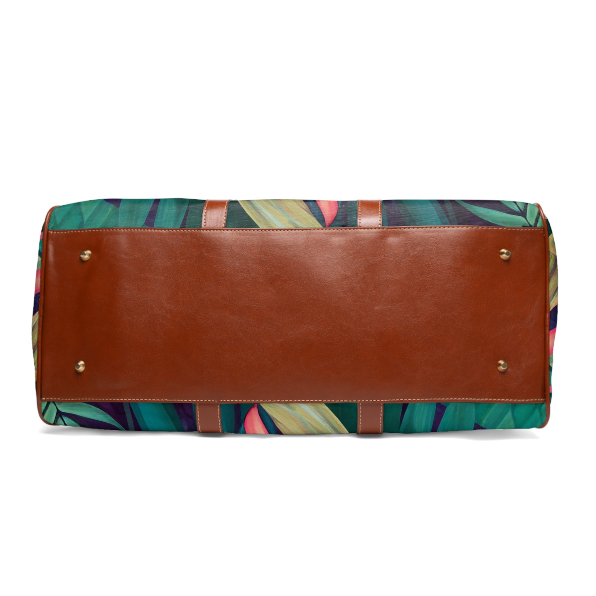 Enchanting Foliage: A Fusion of Realism and Exoticism in Brushwork by Miniaday Designs, LLC. Waterproof Travel Bag - Miniaday Designs, LLC.