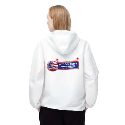 Bitcoin Ben Freedom Club Port Charlotte Windbreaker Jacket (AOP) - Miniaday Designs, LLC.