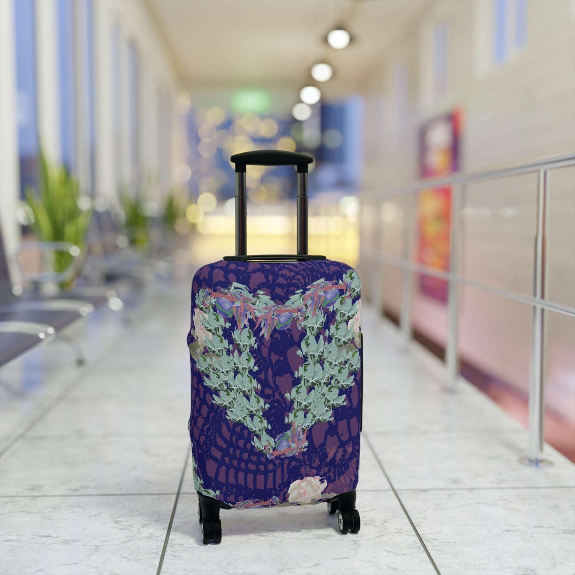 Italian Wedding Wishes Collection by Miniaday Designs, LLC. Luggage Cover - Miniaday Designs, LLC.
