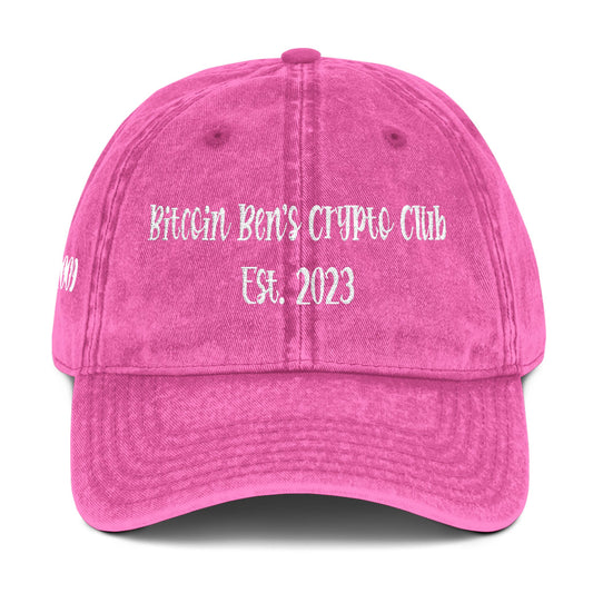 5.36" x 2" Length and Height of Font Bitcoin Ben's Crypto Club EST Haystack  Font VINTAGE (Embroidery)