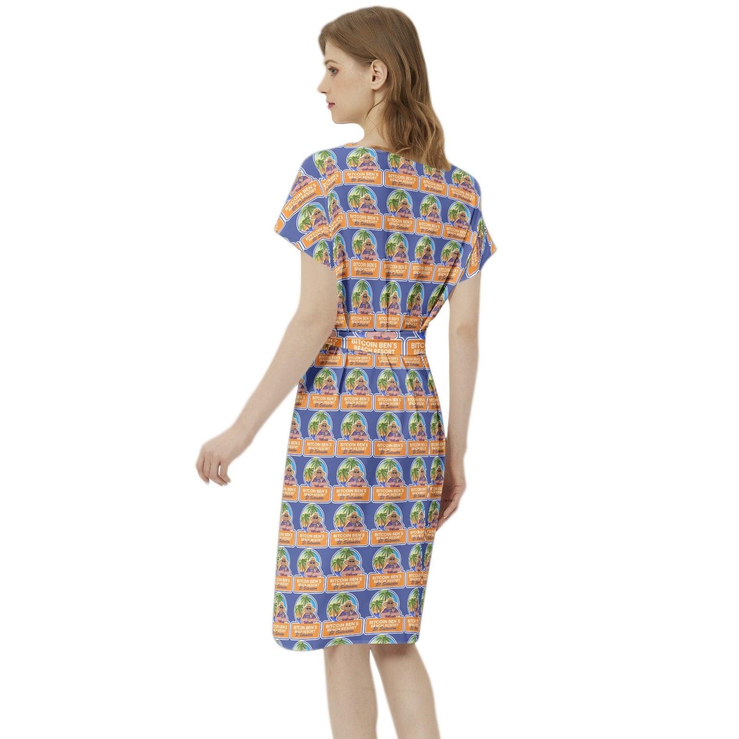 BBCC El Salvador Women's Dress with Belt - Miniaday Designs, LLC.