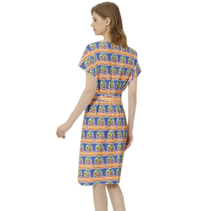 BBCC El Salvador Women's Dress with Belt - Miniaday Designs, LLC.