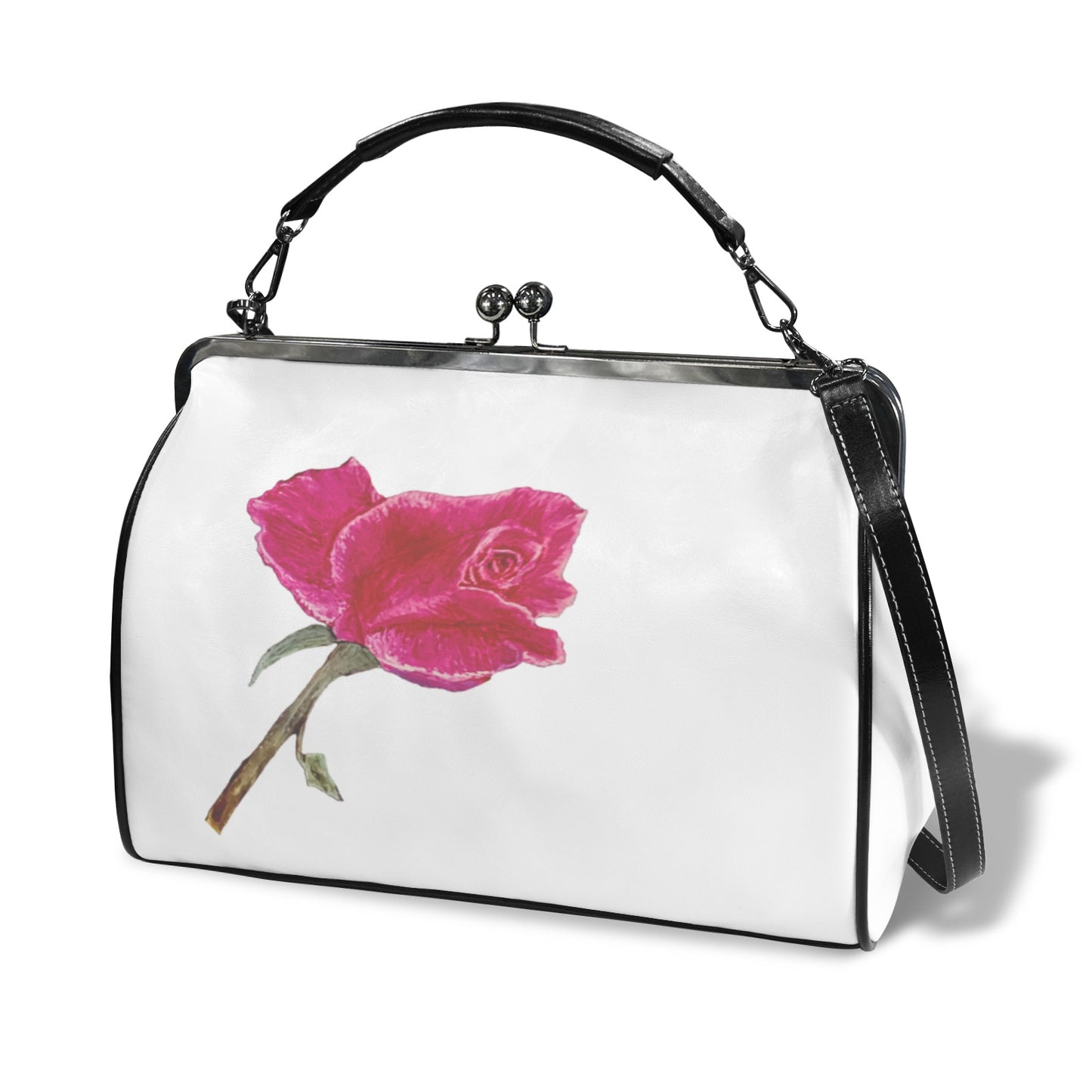 La Collection Fleur | Watercolor Kisslock Handbag