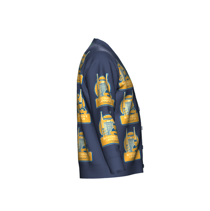 Nashville Club Cardigan Dark Blue