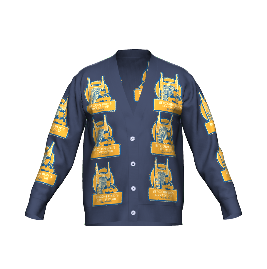 Nashville Club Cardigan Dark Blue