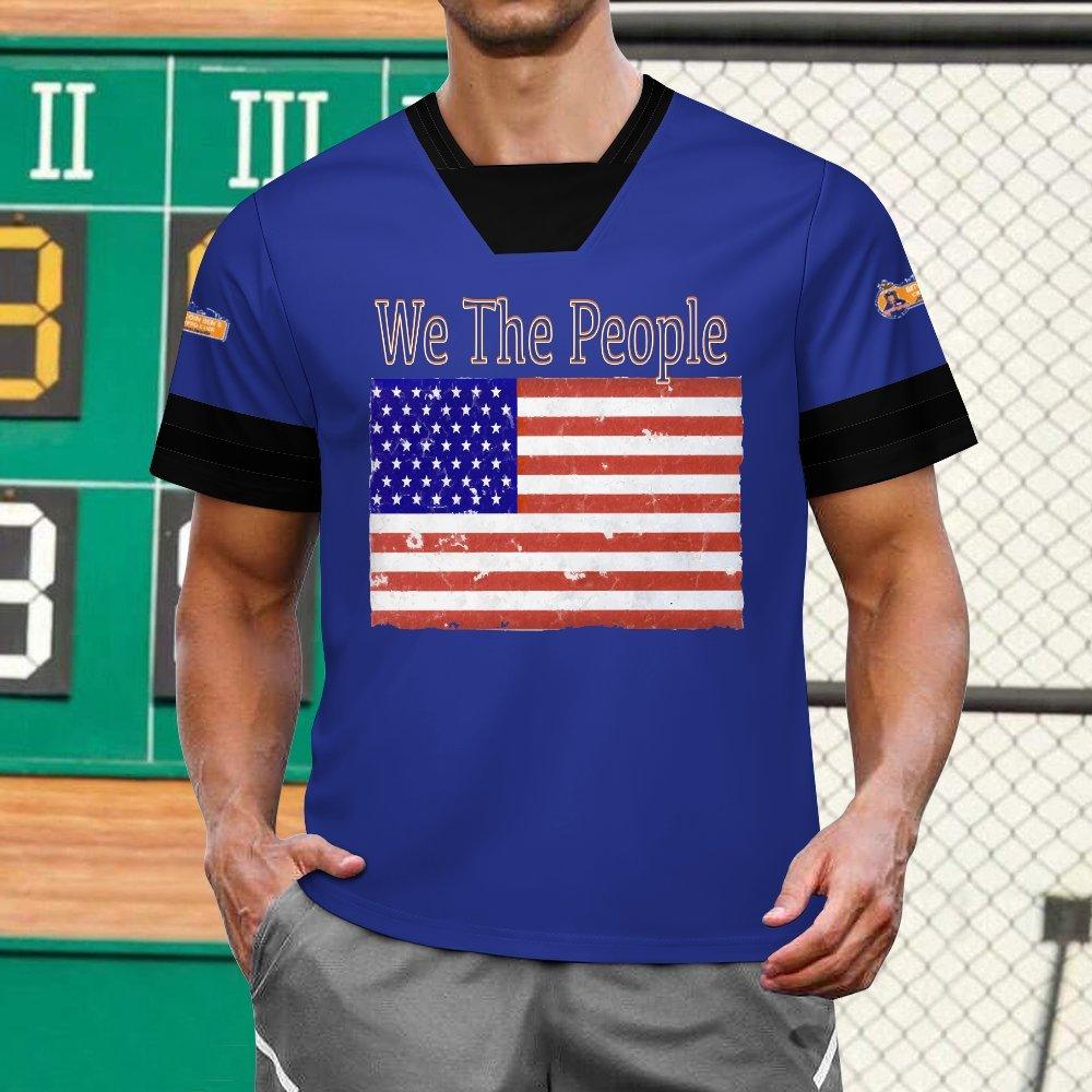 Jersey (S33T) Bitcoin Ben Mass Blue and Black Ball Uniform - Miniaday Designs, LLC.