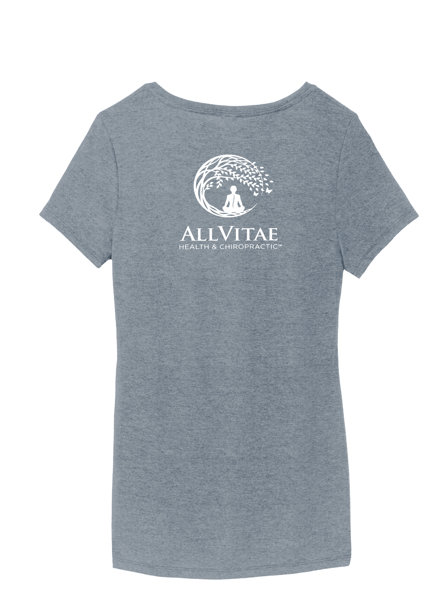 Allvitae V Neck Shorter V Neck T Shirt