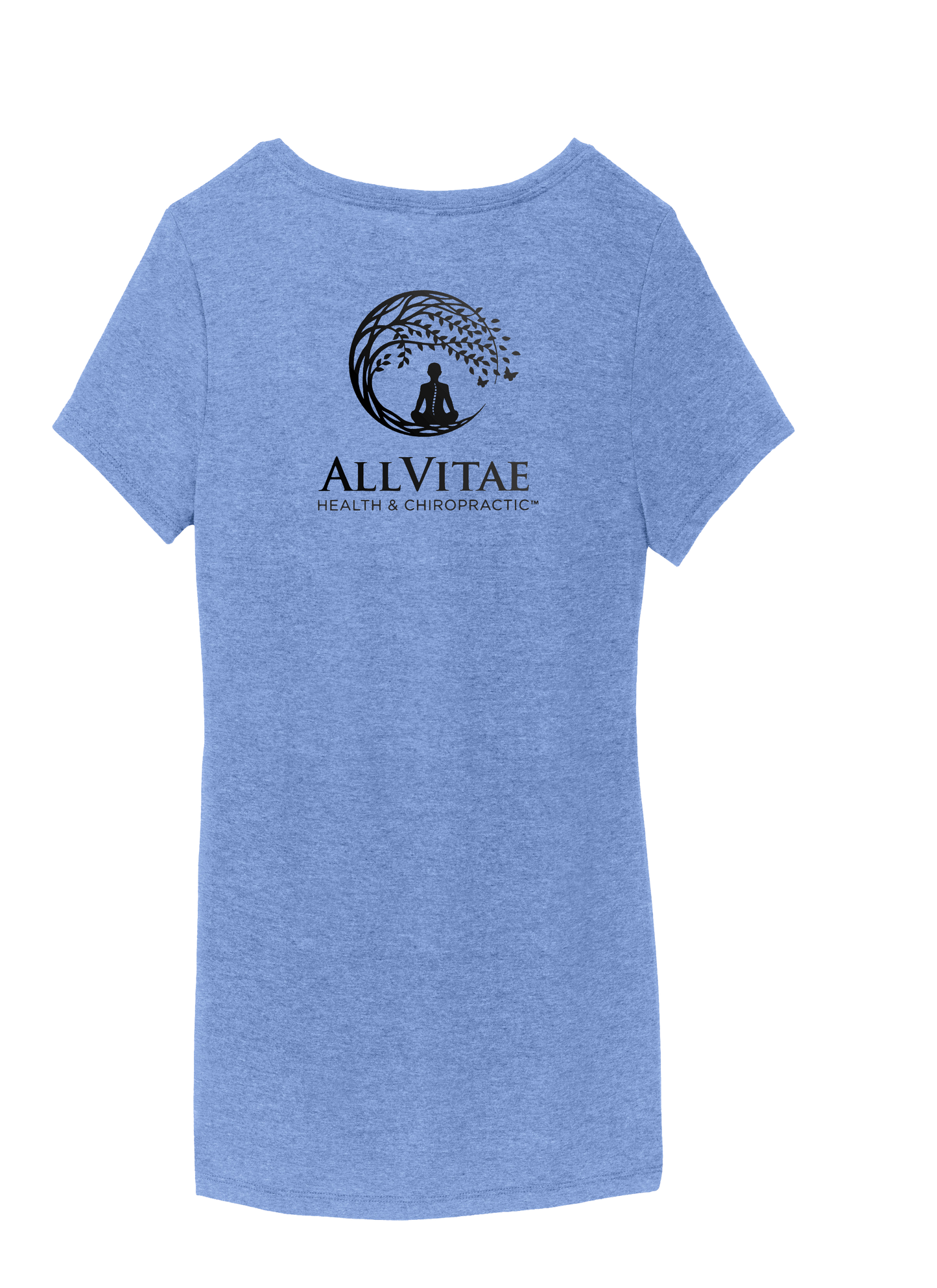 Allvitae V Neck Shorter V Neck T Shirt