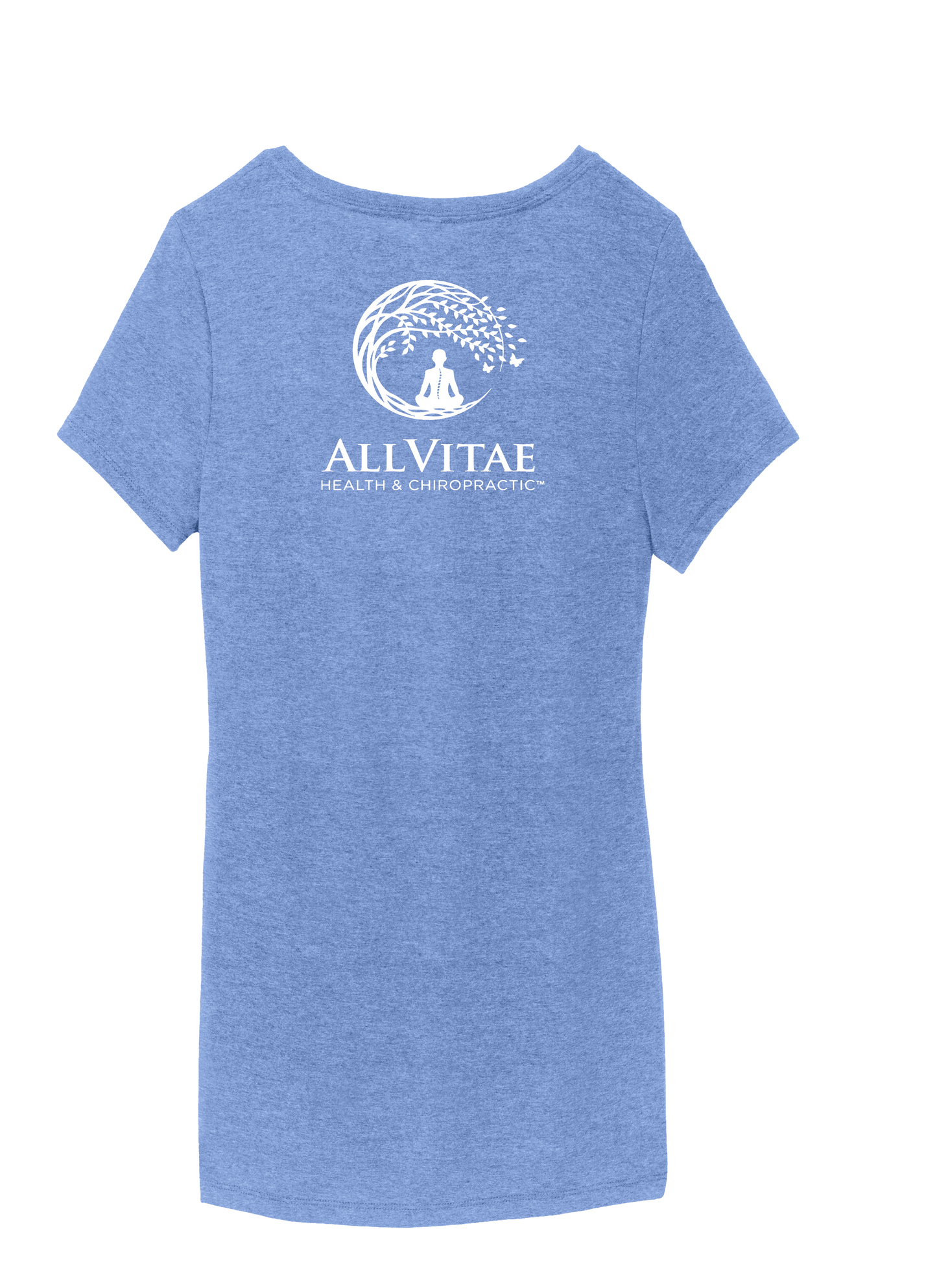 Allvitae V Neck Shorter V Neck T Shirt