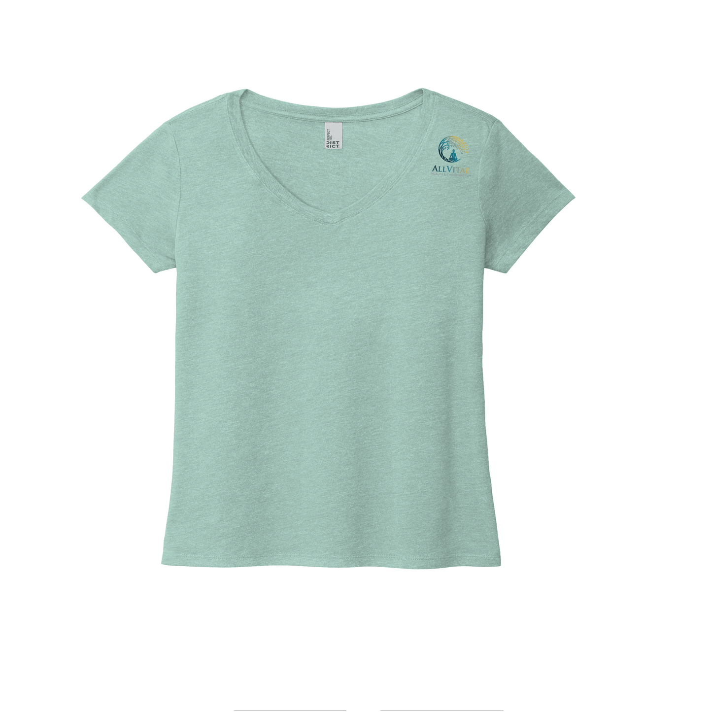 Allvitae V Neck Shorter V Neck T Shirt